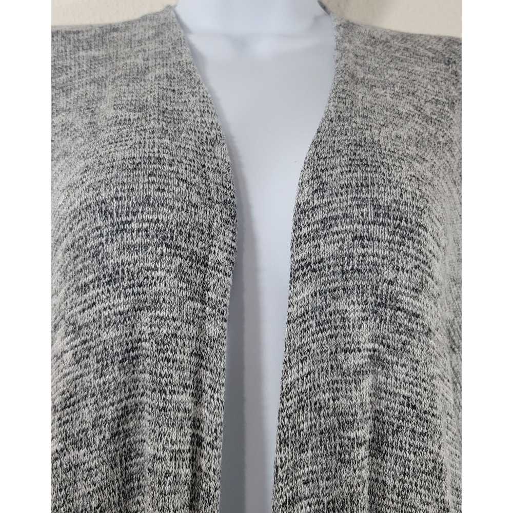 Other Kona Gray Black Marled Open Front Cardigan … - image 5