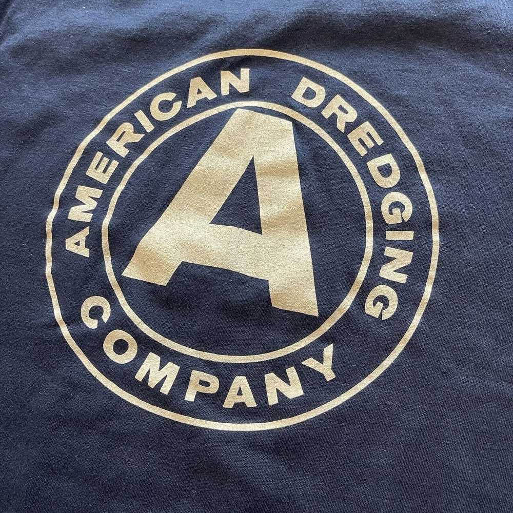 Vintage American Dredging Company t-shirt L tag v… - image 5