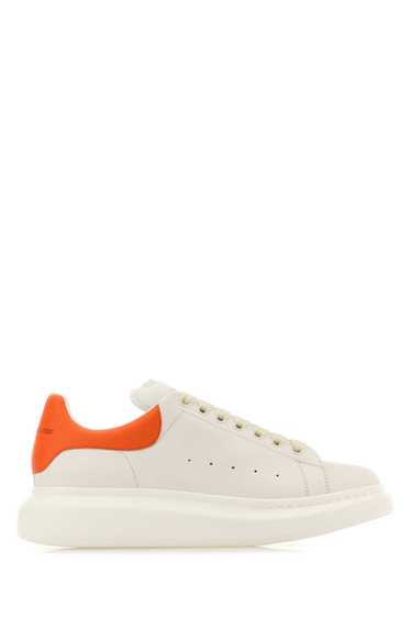 Alexander McQueen White Leather Sneakers With Oran