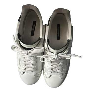 Dolce & Gabbana Portofino leather low trainers - image 1