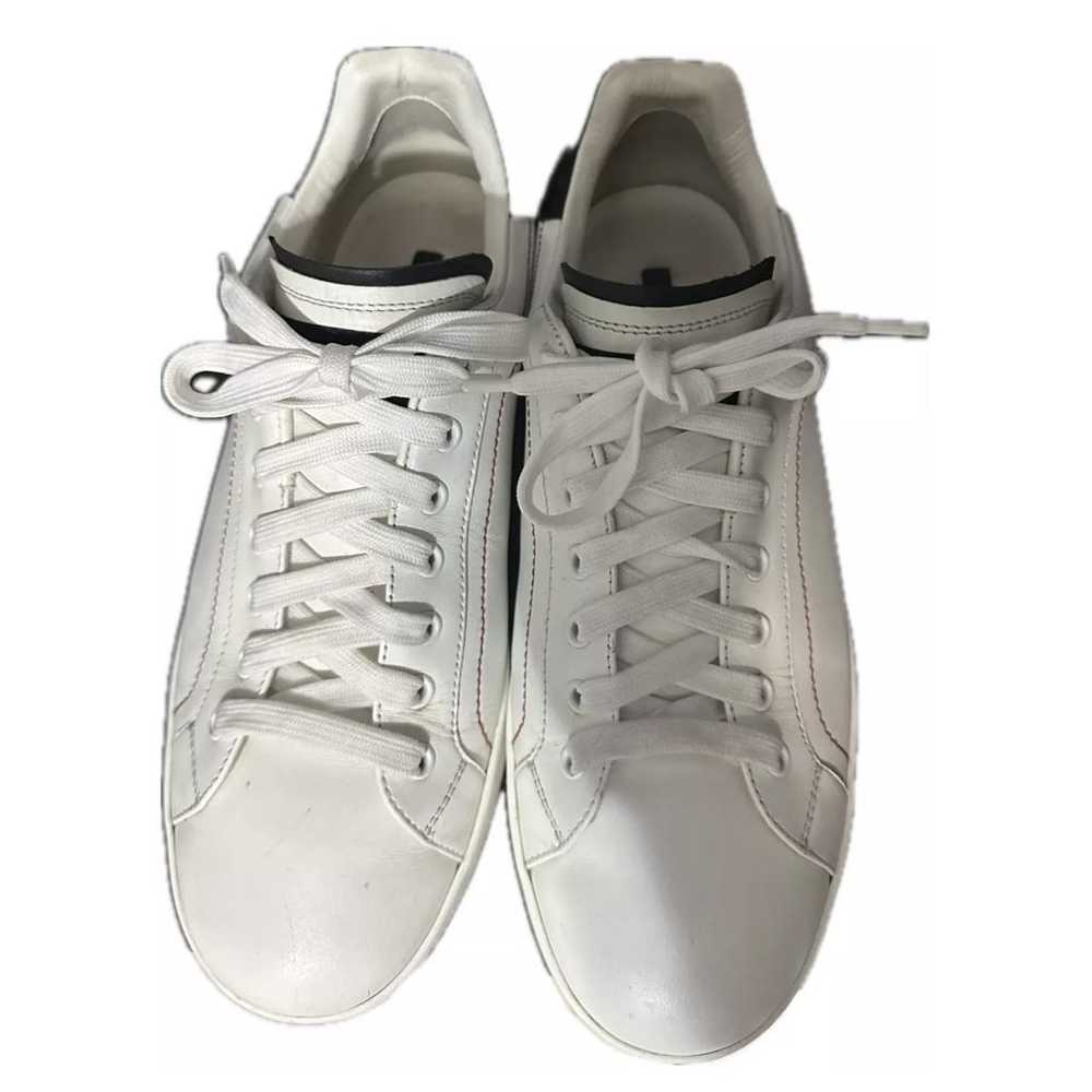 Dolce & Gabbana Portofino leather low trainers - image 2