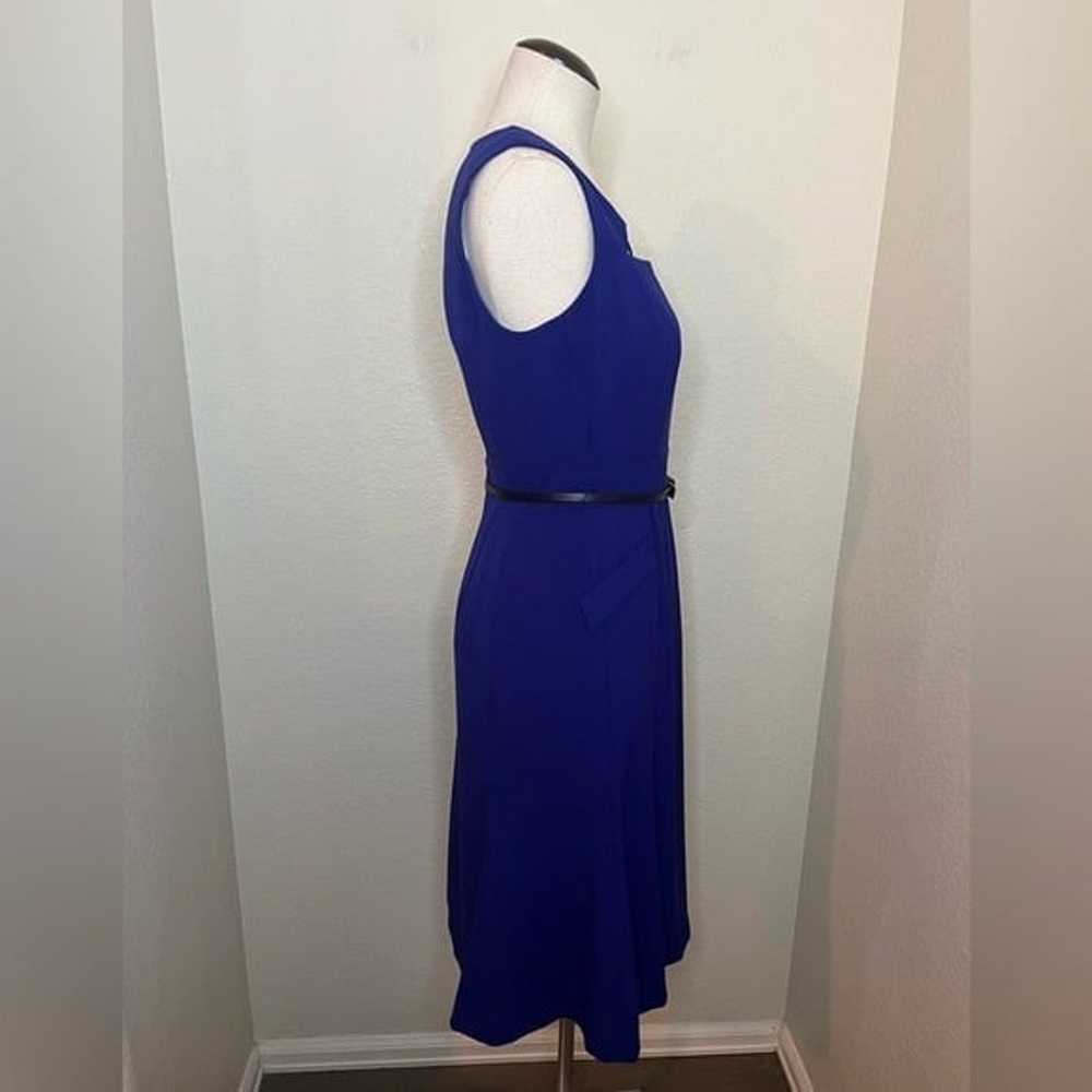 Calvin Klein Purple Sheath Dress with Belt size 4 - image 4