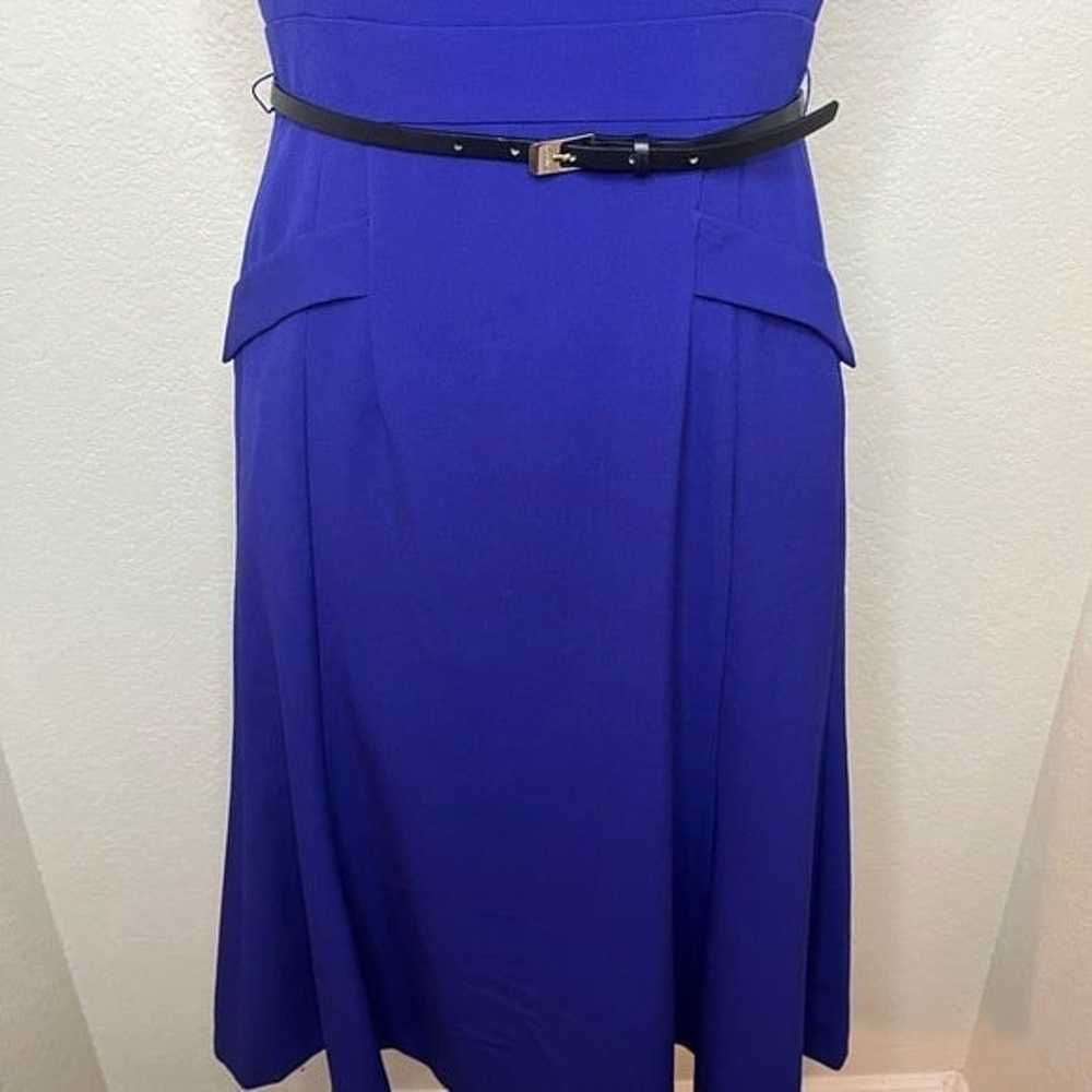 Calvin Klein Purple Sheath Dress with Belt size 4 - image 5