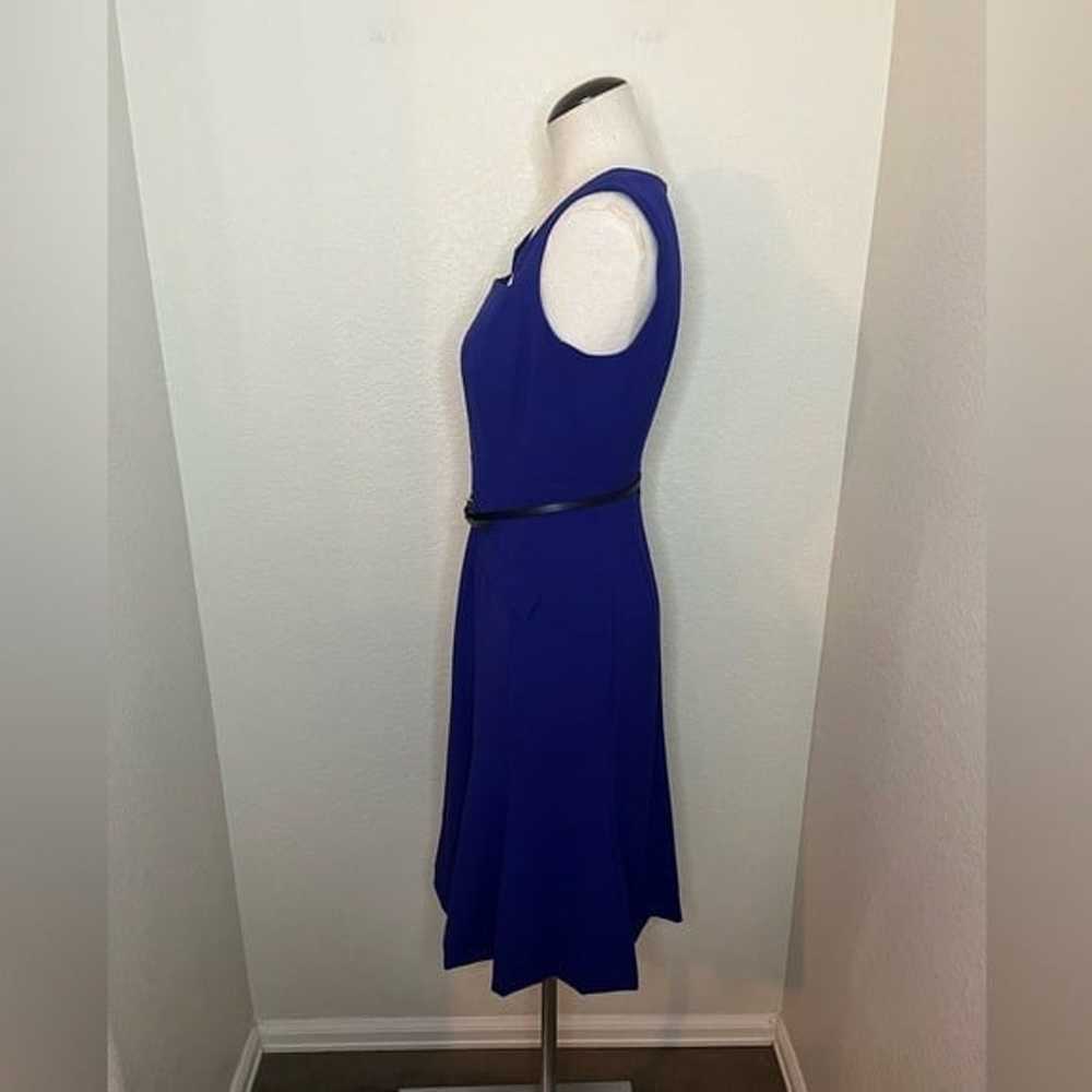 Calvin Klein Purple Sheath Dress with Belt size 4 - image 7