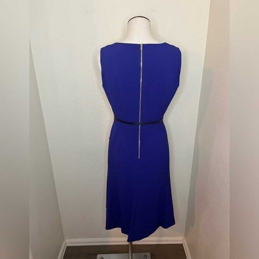 Calvin Klein Purple Sheath Dress with Belt size 4 - image 9