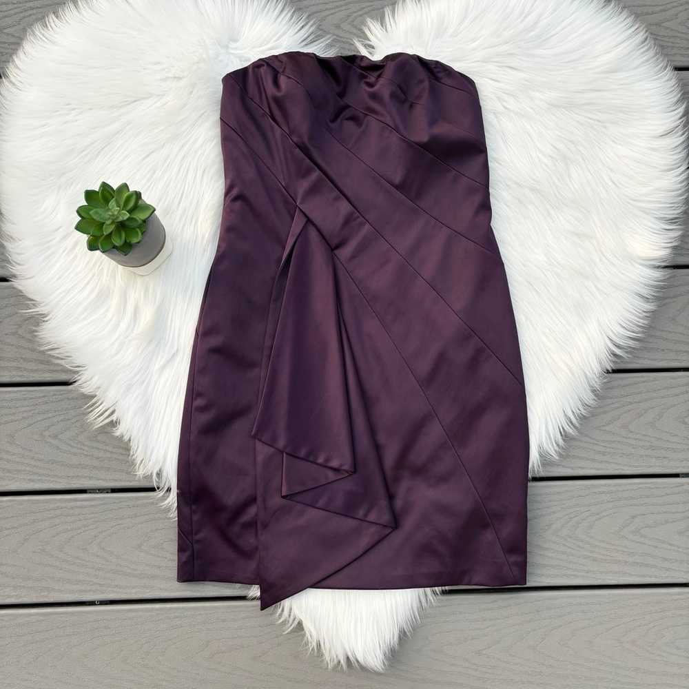 The Limited Strapless Plum Dress - image 1