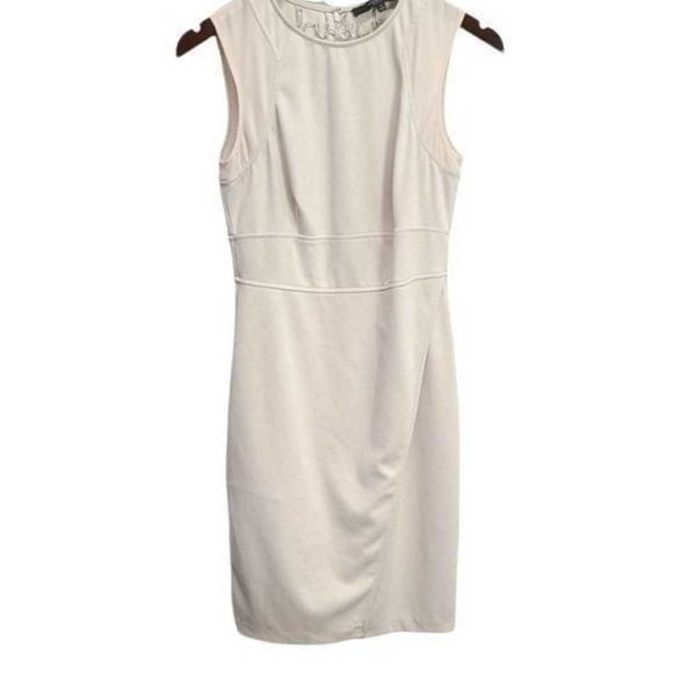 Marc New York Nude Sleeveless Shift Dress Size 6 - image 1