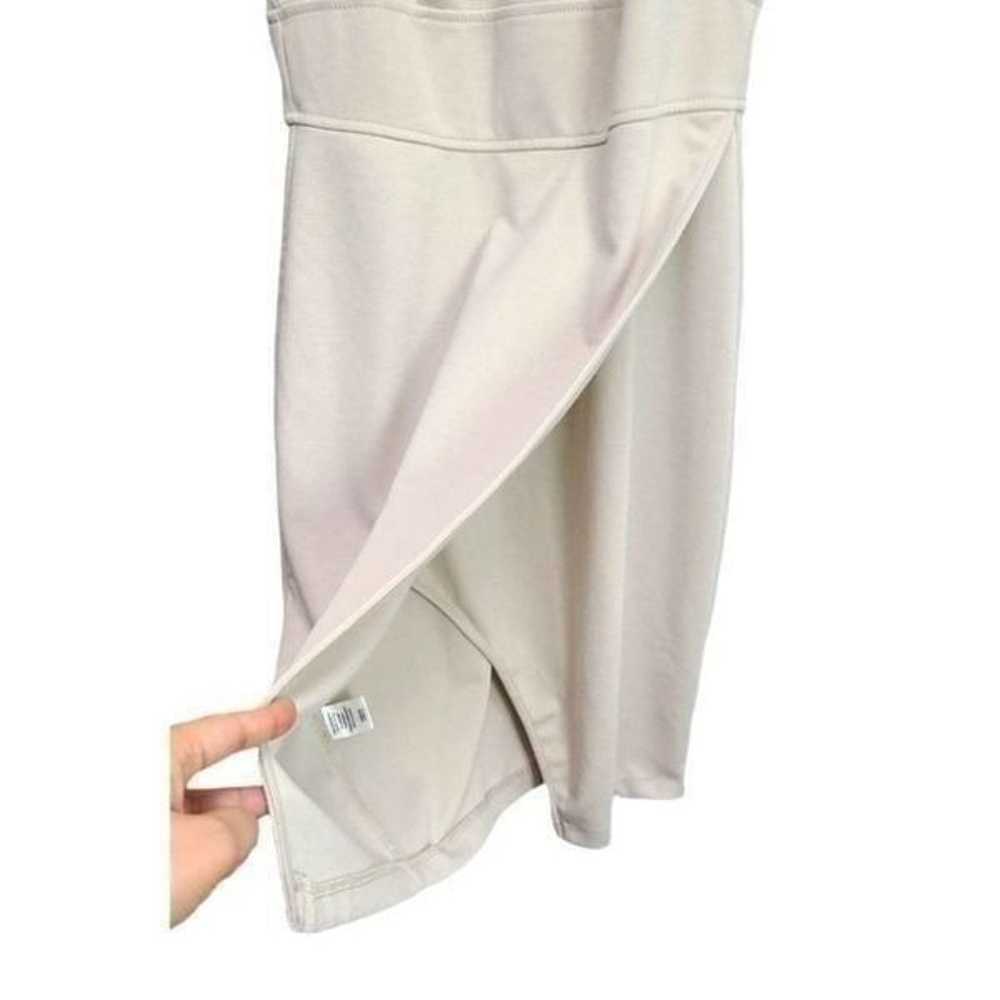 Marc New York Nude Sleeveless Shift Dress Size 6 - image 3