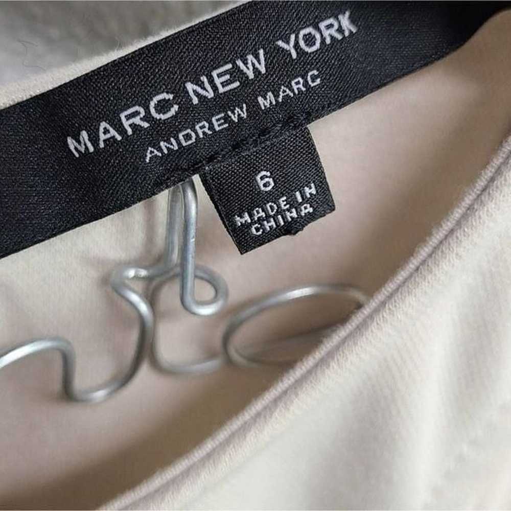 Marc New York Nude Sleeveless Shift Dress Size 6 - image 4