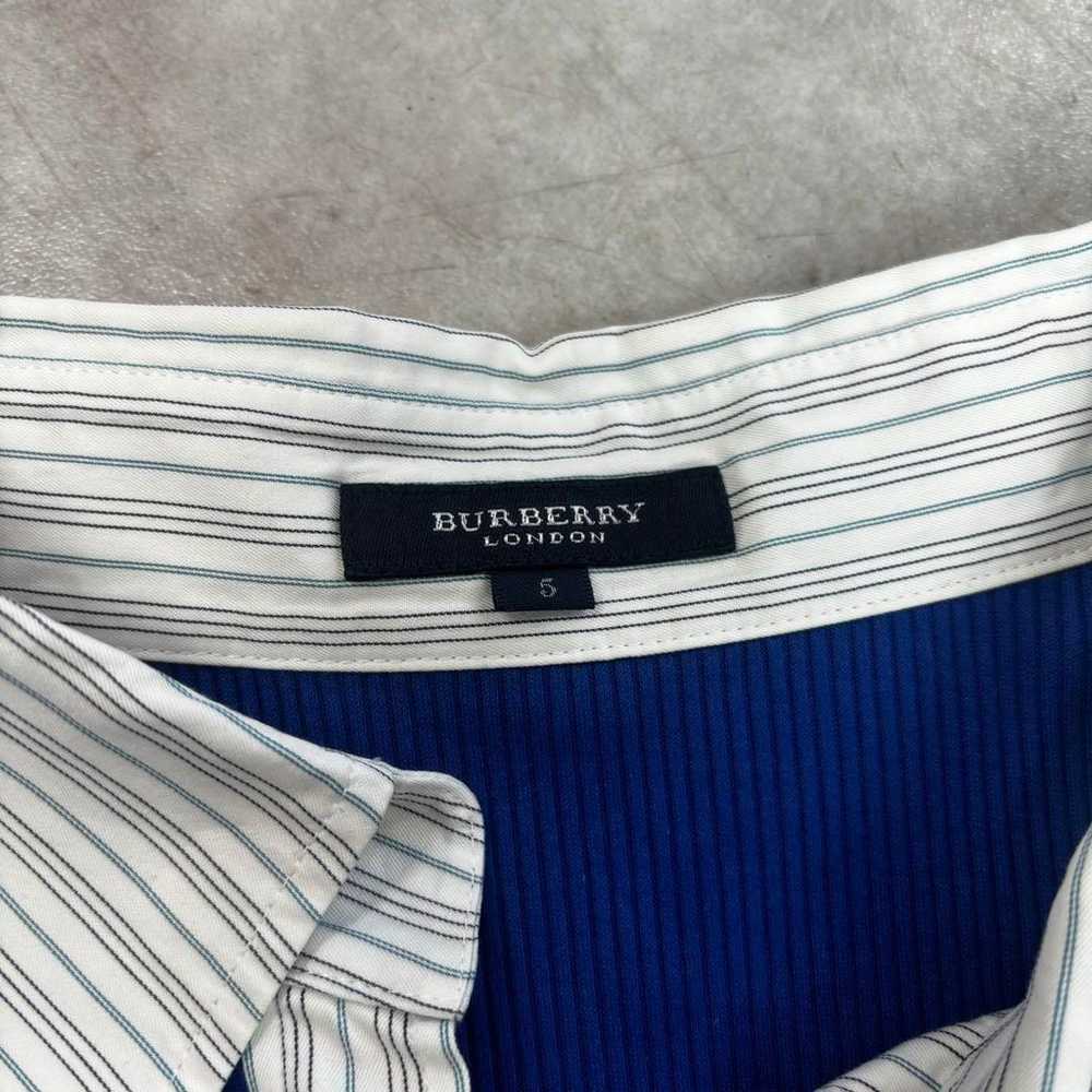 Burberry Blue Knit Shirt with Flared Sleeves - image 3