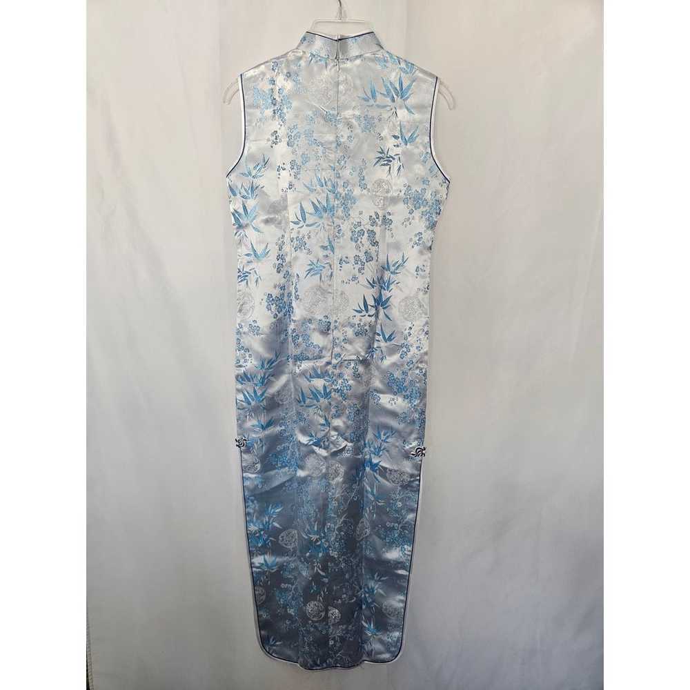 Vintage Unbranded Cheongsam Long Asian Floral Dre… - image 2