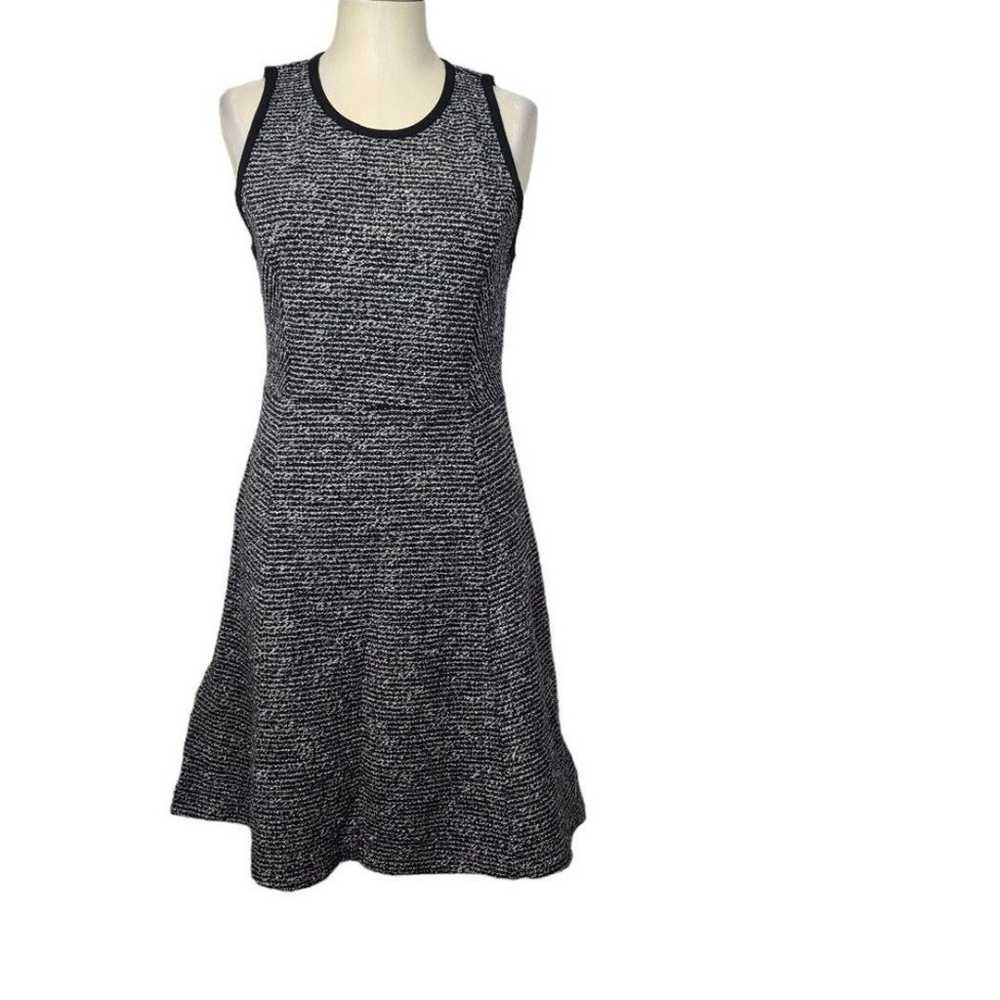 J. Crew Factory Tweed Sleeveless Wool Blend Back … - image 1