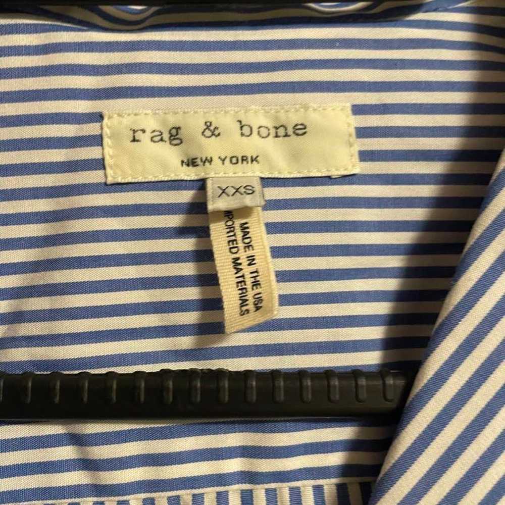 rag & bone striped shirt XXS - image 3