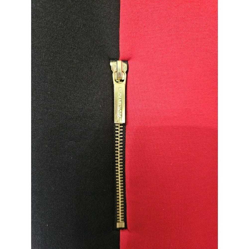 Michael Kors Red/Black Colorblock Gold Zipper Sho… - image 3