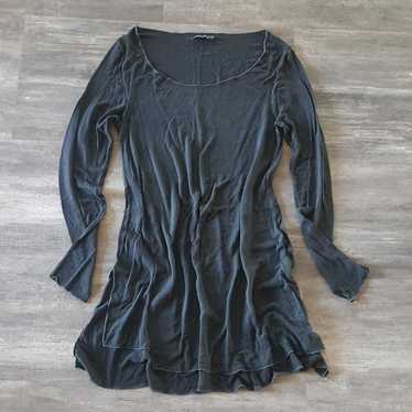 Black Loose Melville Long Sleeve Midi - image 1