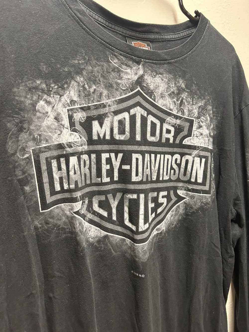 Harley Davidson × Vintage Vintage White Smoke Har… - image 4