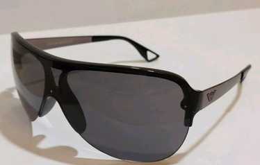 EMPORIO ARMANI シールドシェイプ　リムレスサングラス 630-S ジョルジオアルマーニ GIORGIO ARMANI 197K K18 サングラス