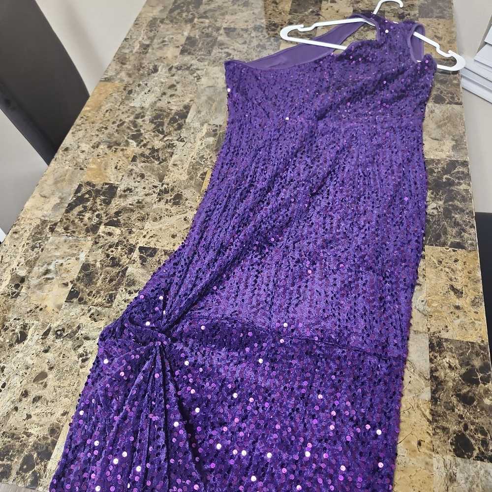 Sequin formal/ Ball Gown Dress - image 7