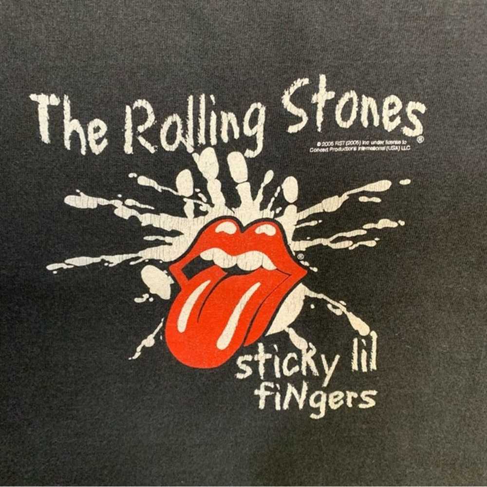 Vintage Rolling Stones TShirt Child Medium Sticky… - image 2