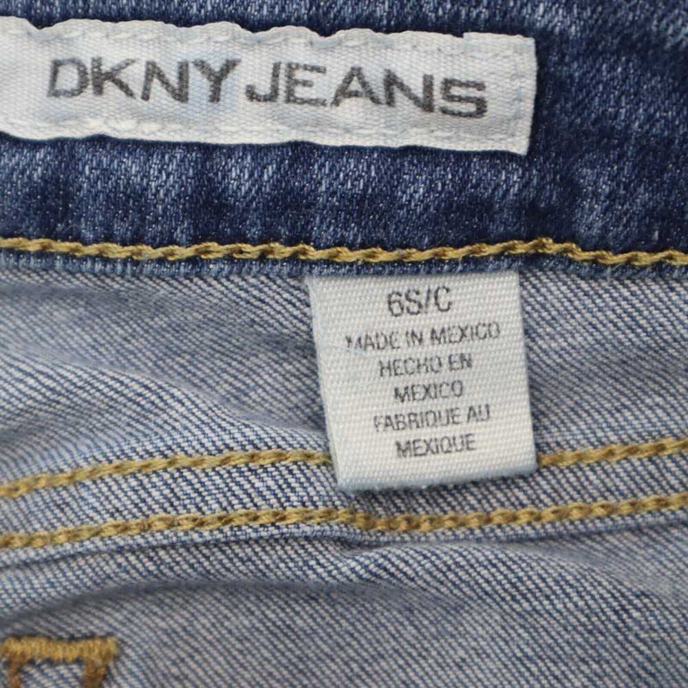 DKNY Jeans Pants Womens 6S Blue Denim Flat Front … - image 2