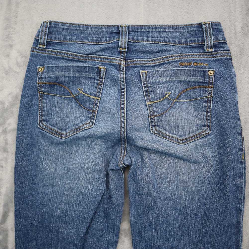 DKNY Jeans Pants Womens 6S Blue Denim Flat Front … - image 9