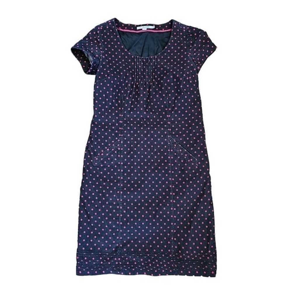 Boden Size 6 Corduroy Polka Dot Dress Career Busi… - image 12