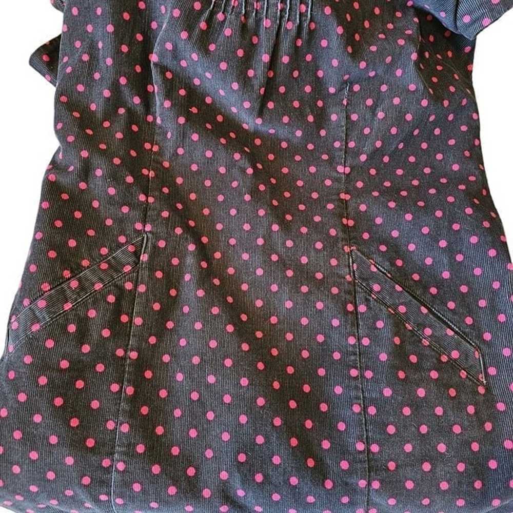 Boden Size 6 Corduroy Polka Dot Dress Career Busi… - image 3