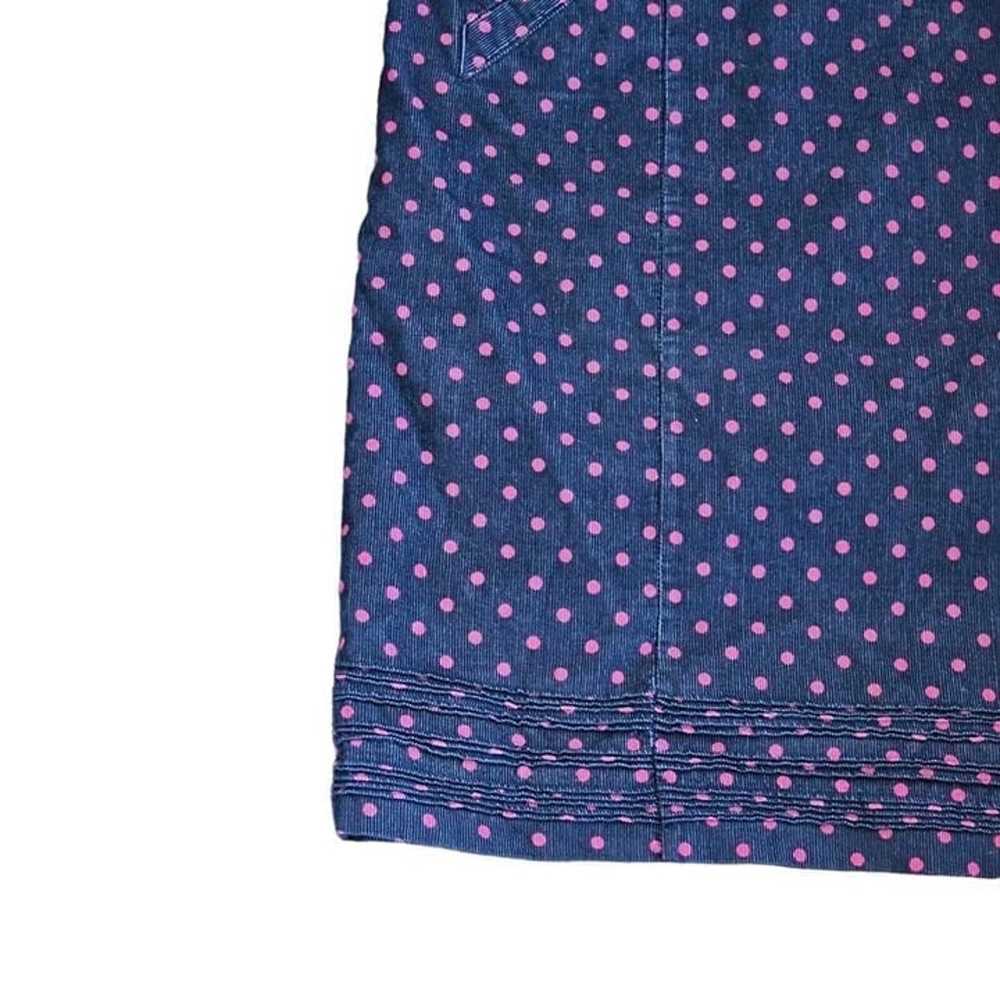 Boden Size 6 Corduroy Polka Dot Dress Career Busi… - image 4