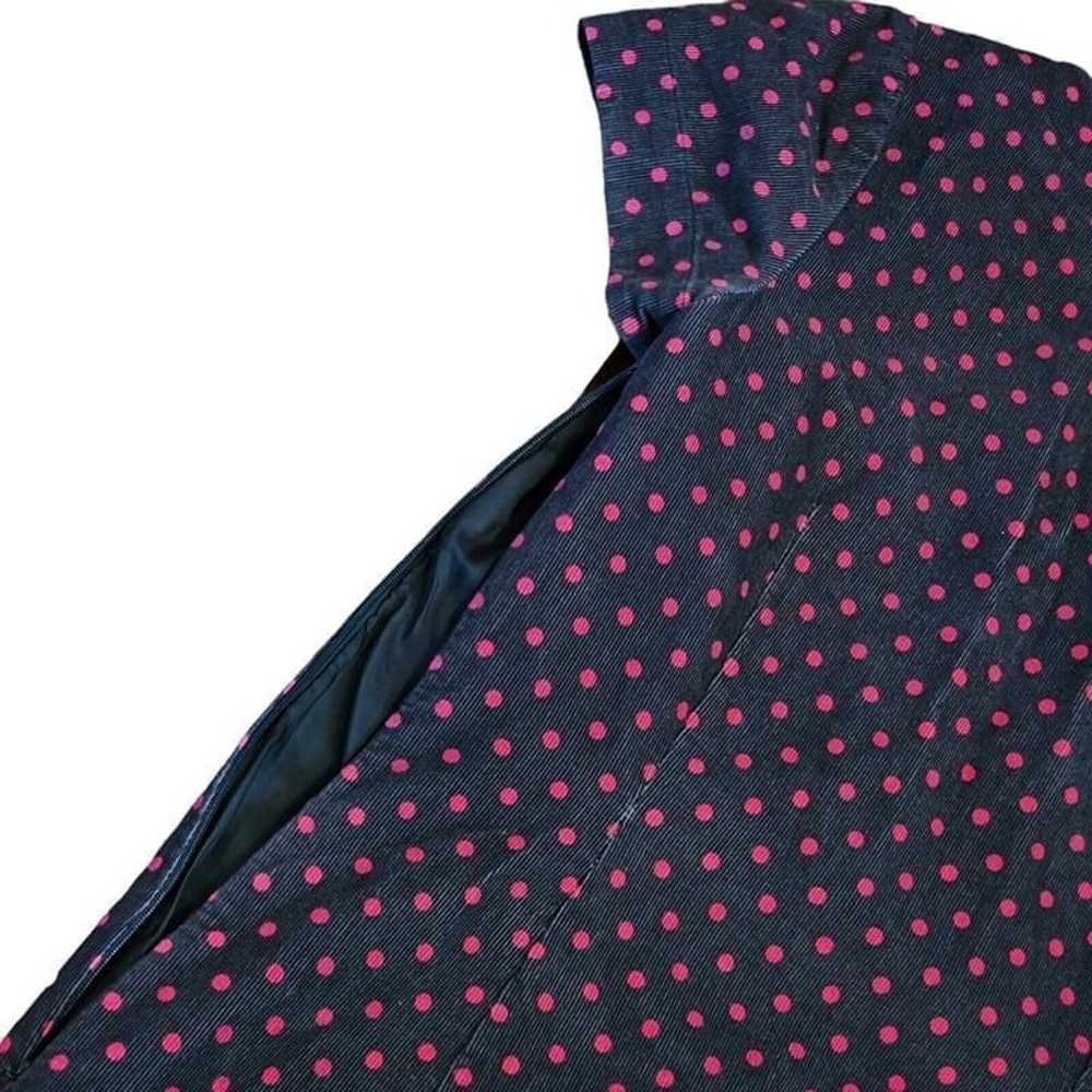 Boden Size 6 Corduroy Polka Dot Dress Career Busi… - image 7