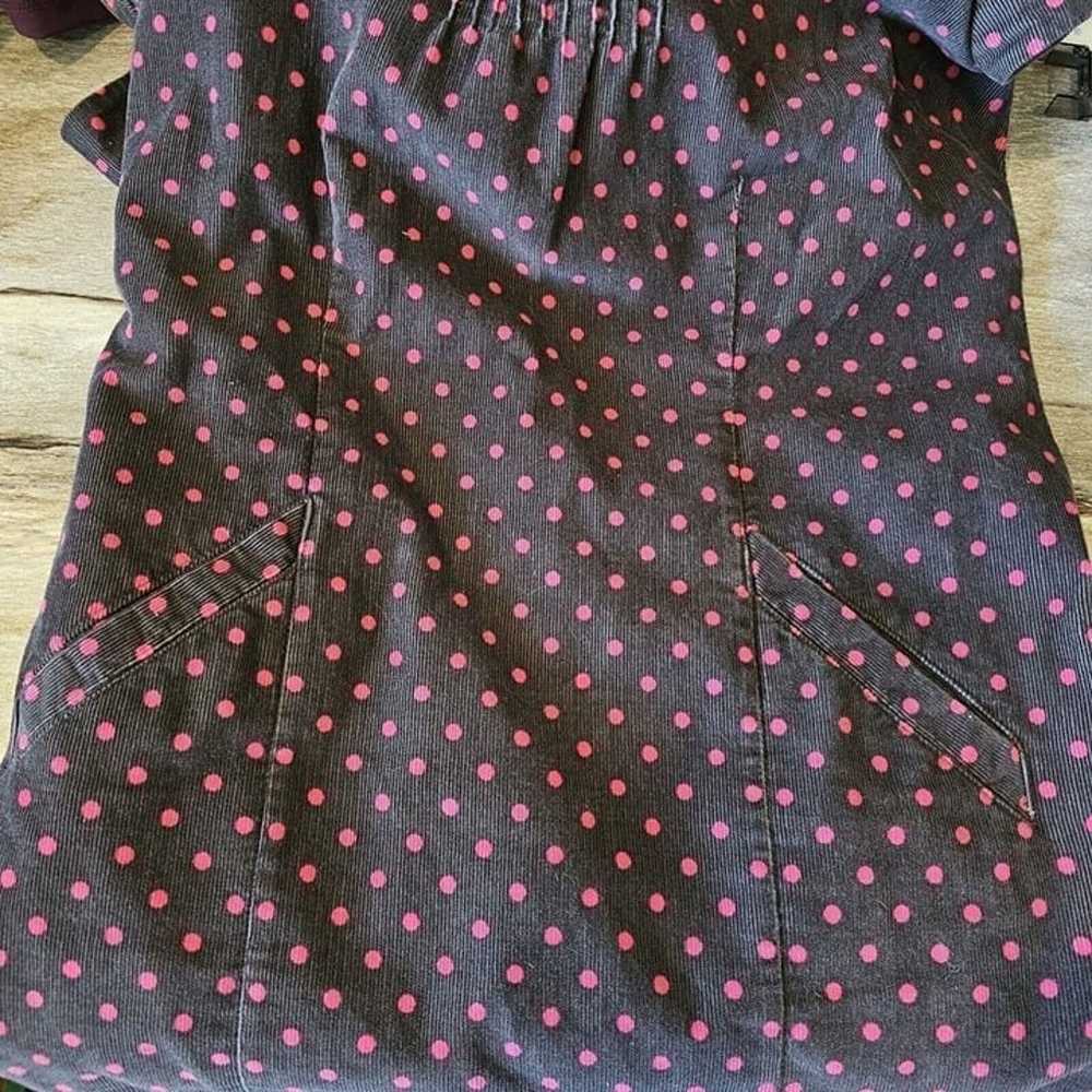 Boden Size 6 Corduroy Polka Dot Dress Career Busi… - image 9