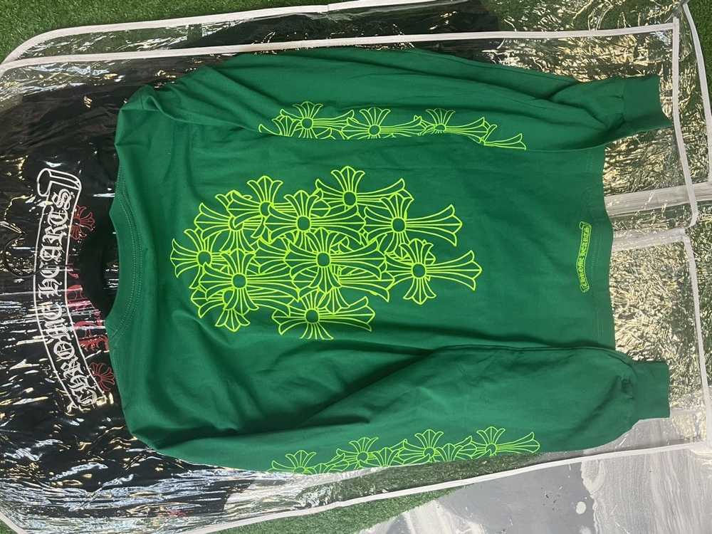 Chrome Hearts Chrome hearts green cemetery long s… - image 2