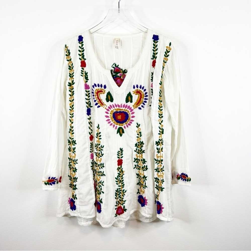 RAGA The Barbra Floral Embroidered Mini Dress M W… - image 2