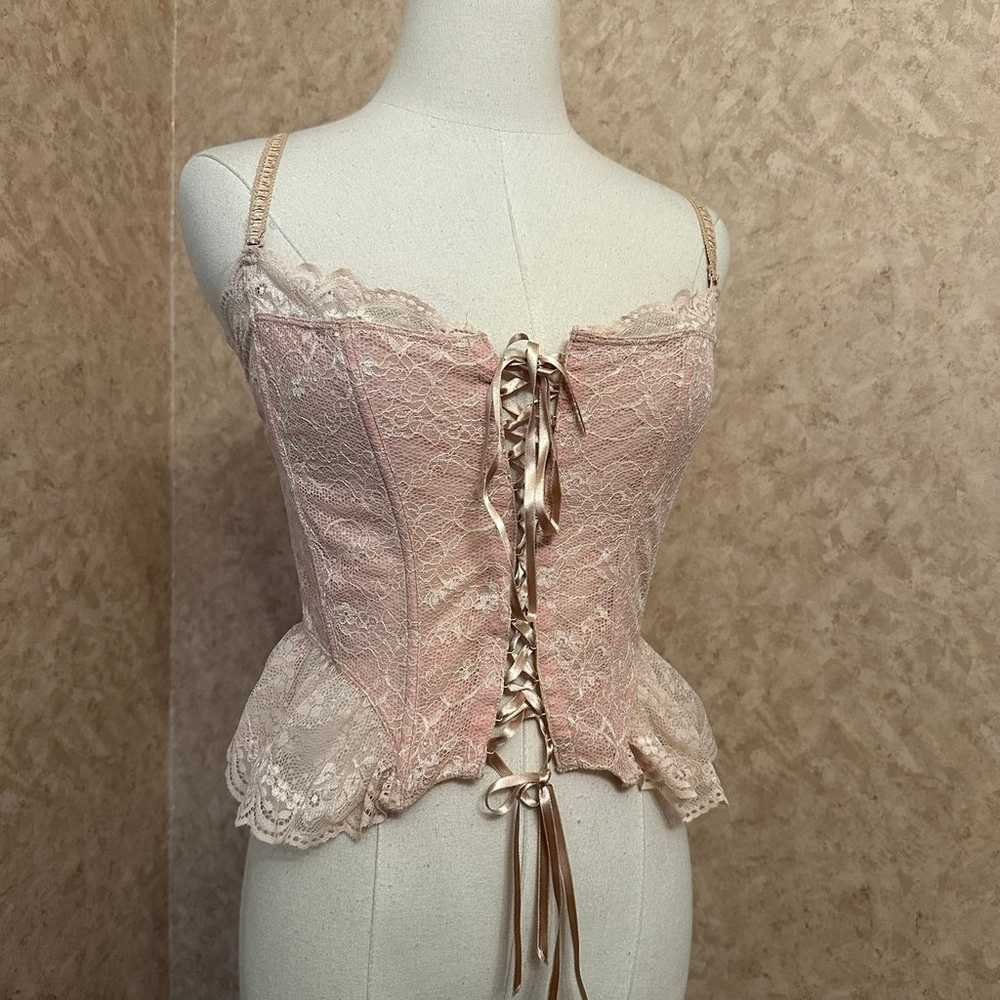 Rare Vintage Victoria’s Secret pink cream butterf… - image 2