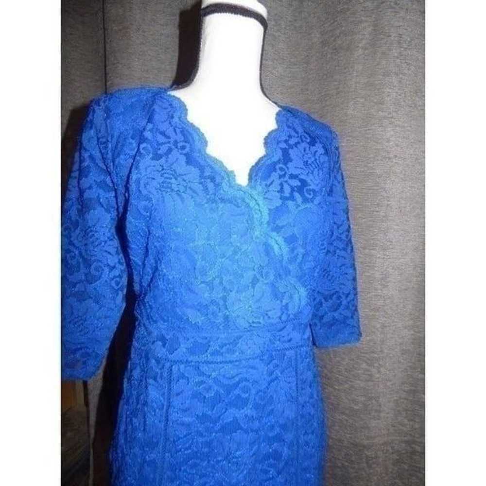 Thalia Sodi Lace Sheath Dress, Lazulite - image 3