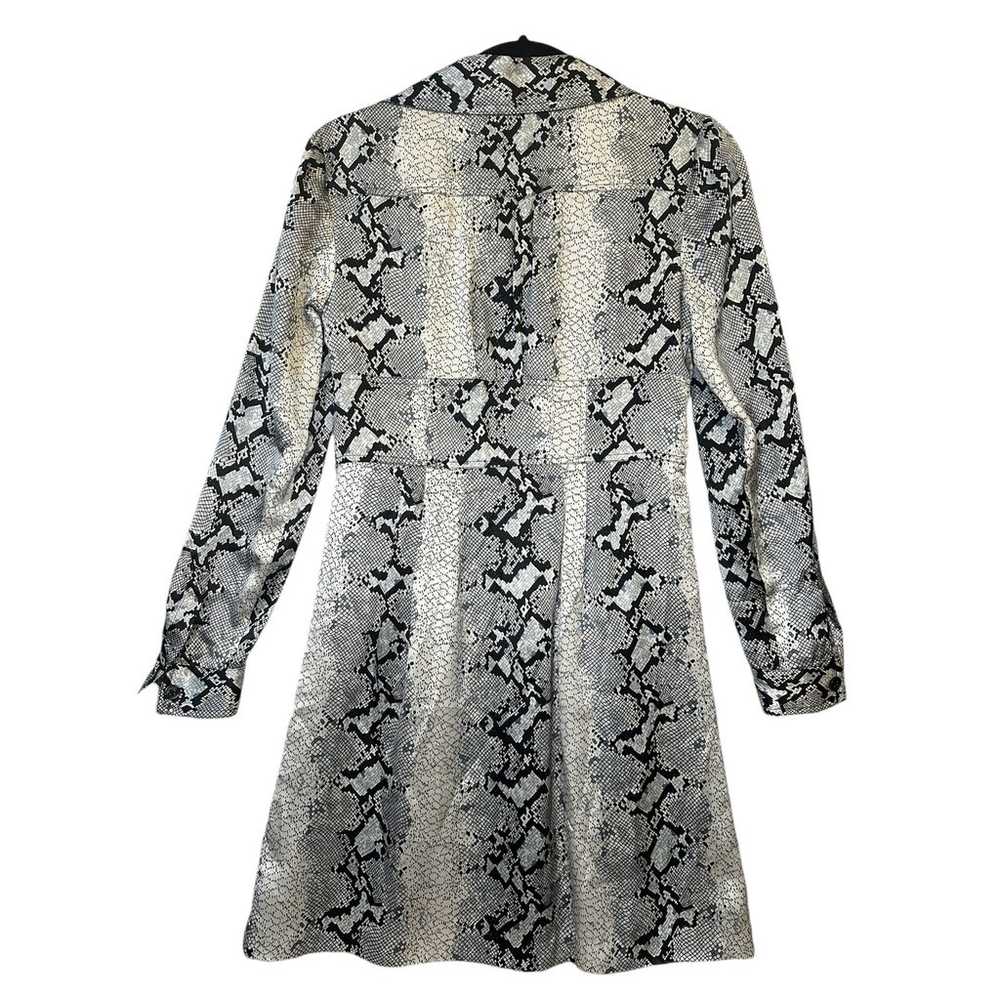 INC International Concepts Snake Print Silk Shirt… - image 2