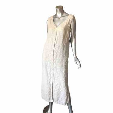 Rafaella Medium Size 10 Sleeveless Dress Beige Li… - image 1