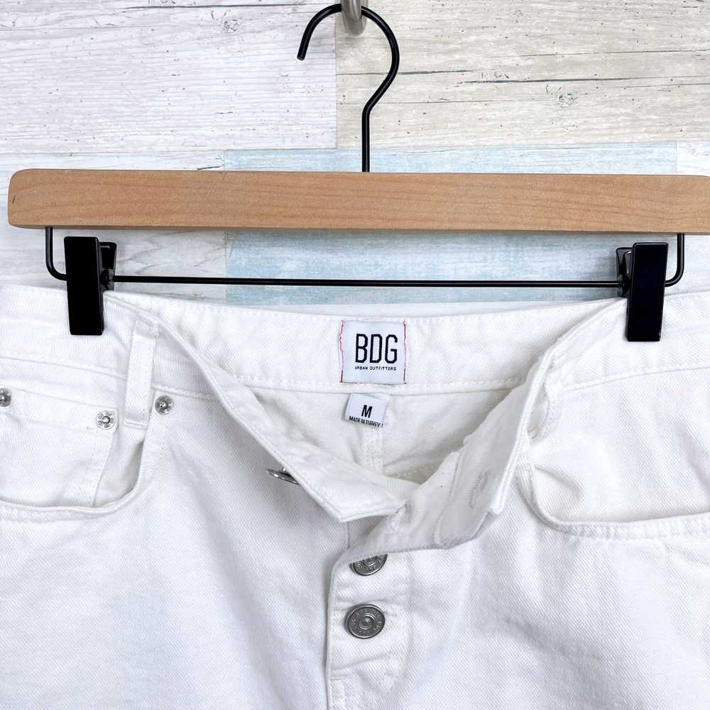 Bdg BDG Rigid Denim Button Fly Mini Skirt White W… - image 3