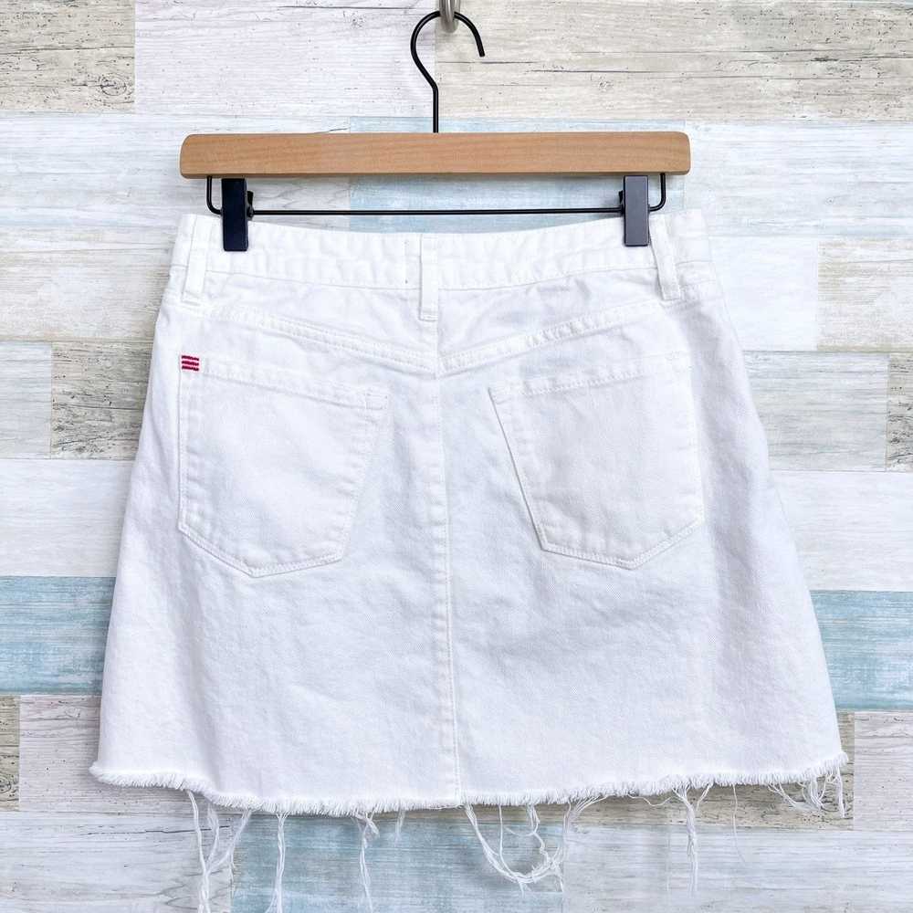 Bdg BDG Rigid Denim Button Fly Mini Skirt White W… - image 4