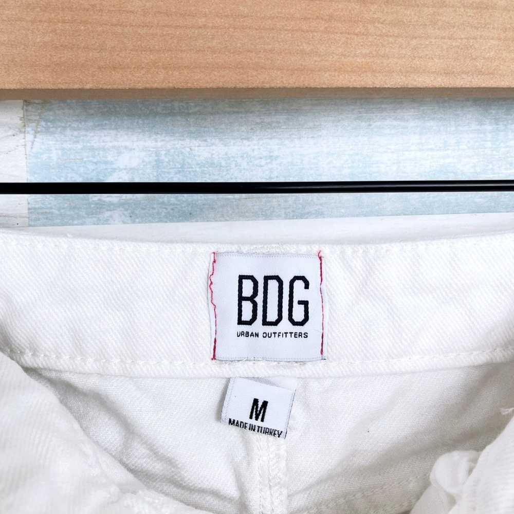 Bdg BDG Rigid Denim Button Fly Mini Skirt White W… - image 5