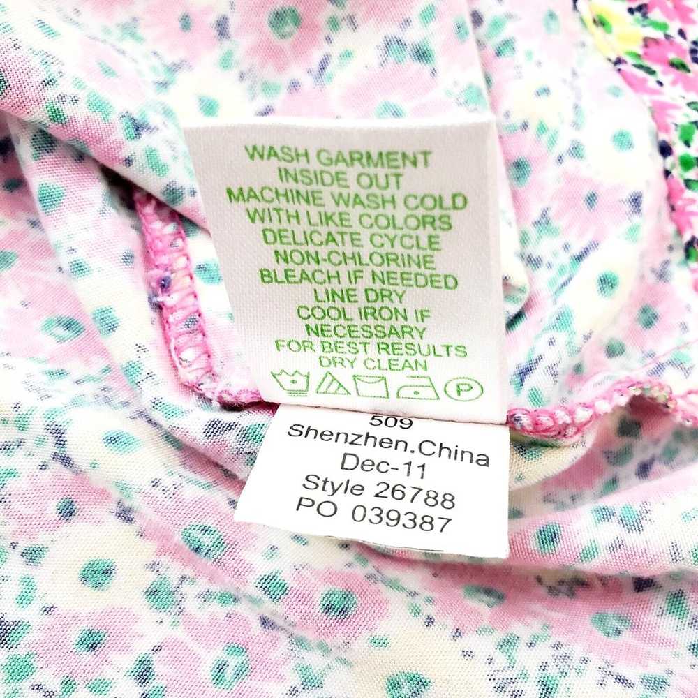 Lilly Pulitzer Dress Womens M Pink Floral Pockets… - image 11