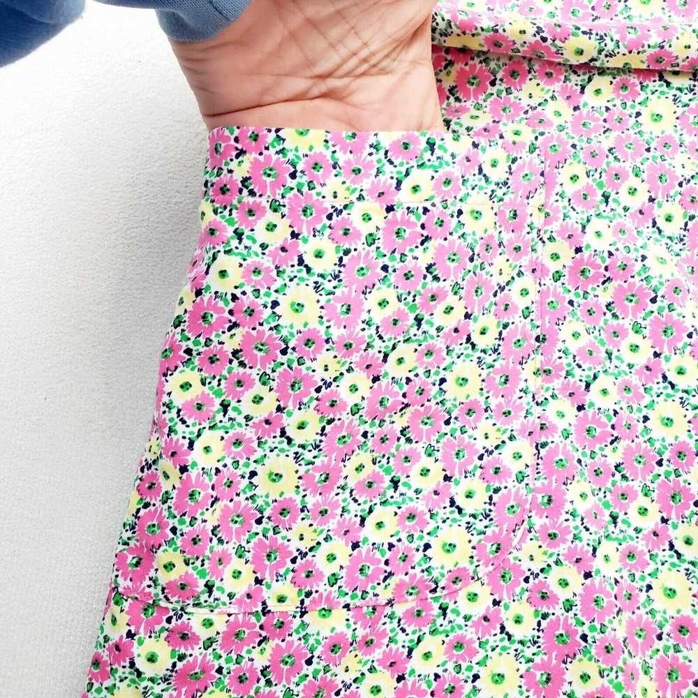 Lilly Pulitzer Dress Womens M Pink Floral Pockets… - image 3