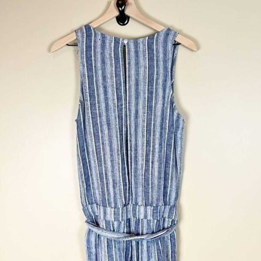 Cloth & Stone Striped Linen Jumpsuit - image 8