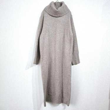 UNIQLO Long Knit Dress Turtle Neck Fall/Winter M - image 1