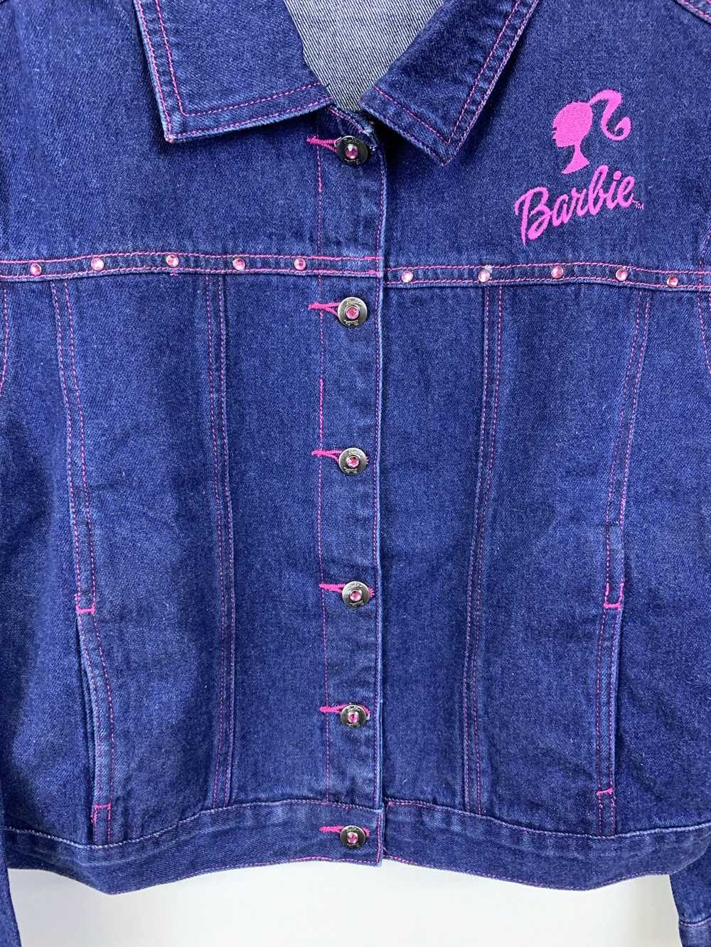 Denim Jacket × Levi's Vintage 1990s Barbie Pink R… - image 3