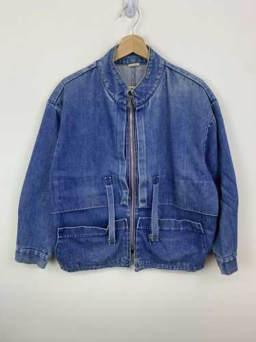 Denim Jacket × Levi's Vintage 1980s Denim Cargo Ta