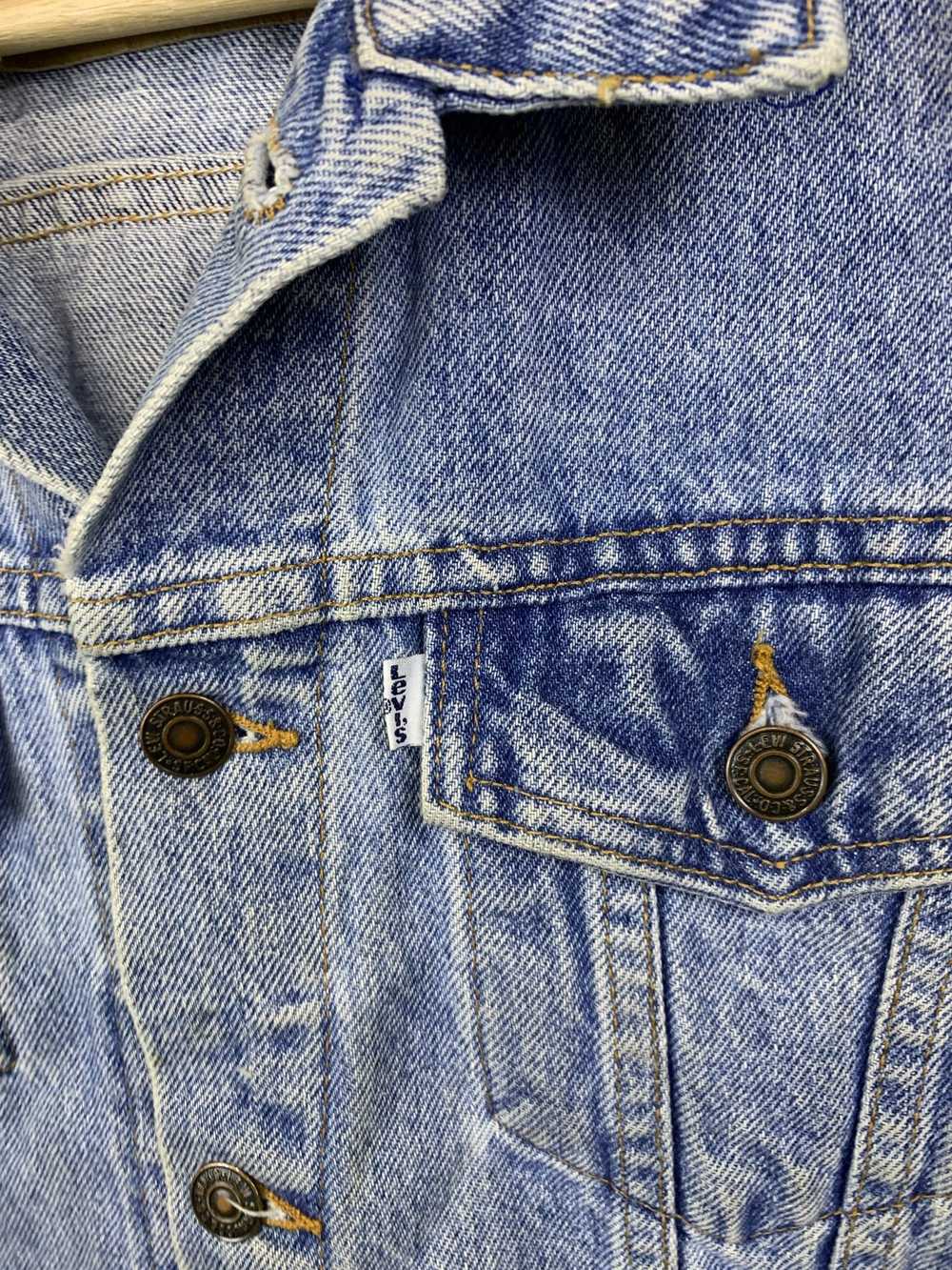 Denim Jacket × Levi's Vintage 1990s Levi's Big Je… - image 3