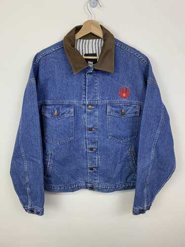 Denim Jacket × Levi's Vintage 1990s Ruger Firearm… - image 1