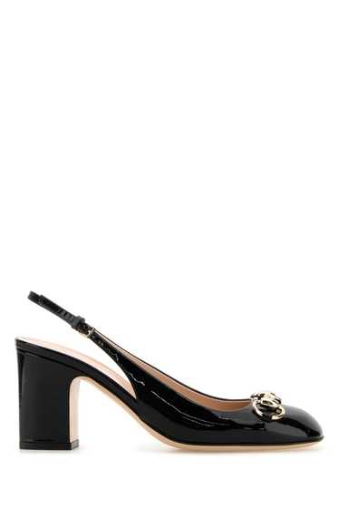 Gucci Black Leather Pumps