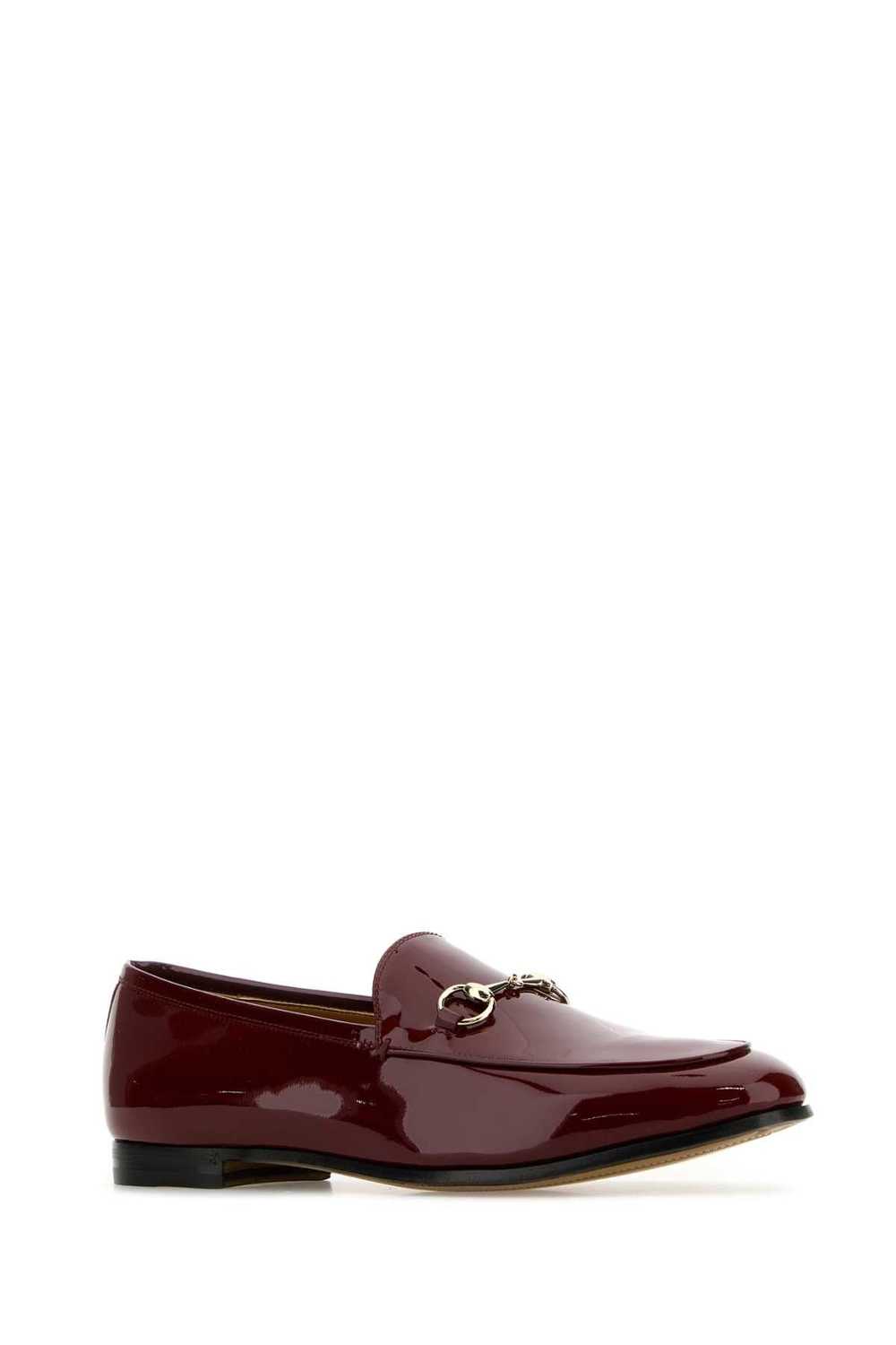 Gucci Burgundy Leather Loafers - image 2