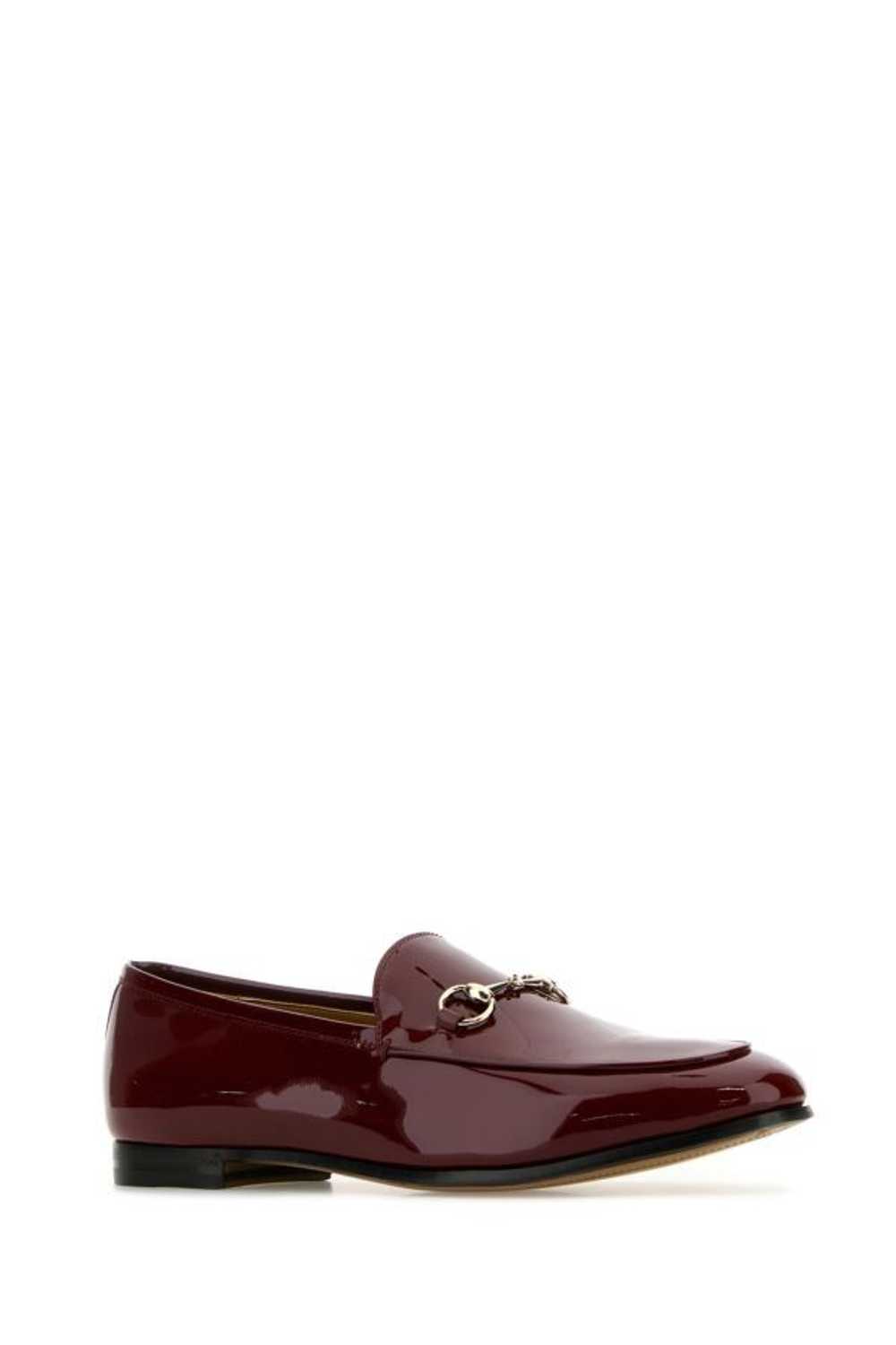 Gucci Burgundy Leather Loafers - image 4